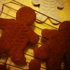 These pepparkakor skeleton men had such potential. At least they all taste the same in the dark.