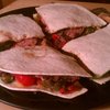 Quesadillas filled with strip steak. Now for my fourth time washing dishes today.