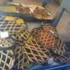 tarts on display at Panetteria Cambi in Via del Leoncino