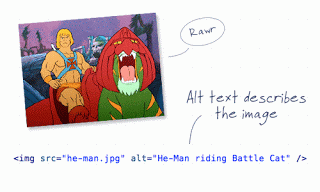 He-Man image showing the 'alt' attribute.