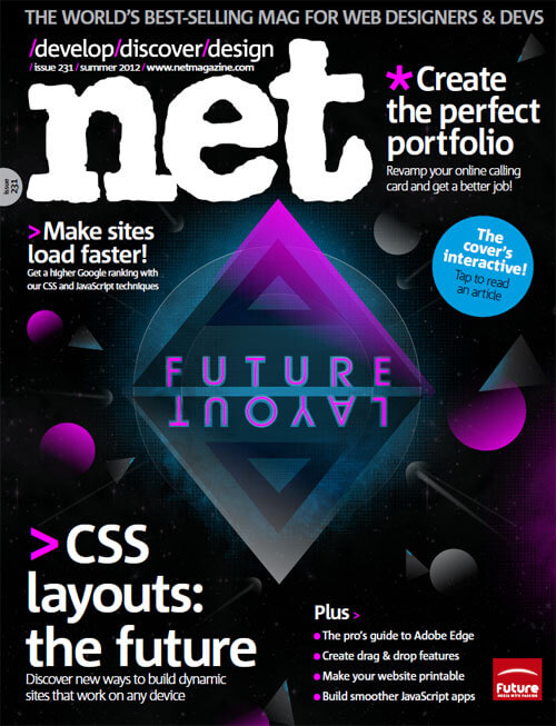 Net Magazine, Issue 231, Summer 2012, Cover