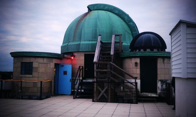 The observatory on the roof.