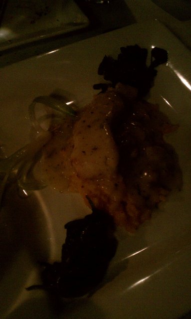 #LocalRestWeek Chilean sea bass, butternut squash risotto, wilted spinach.