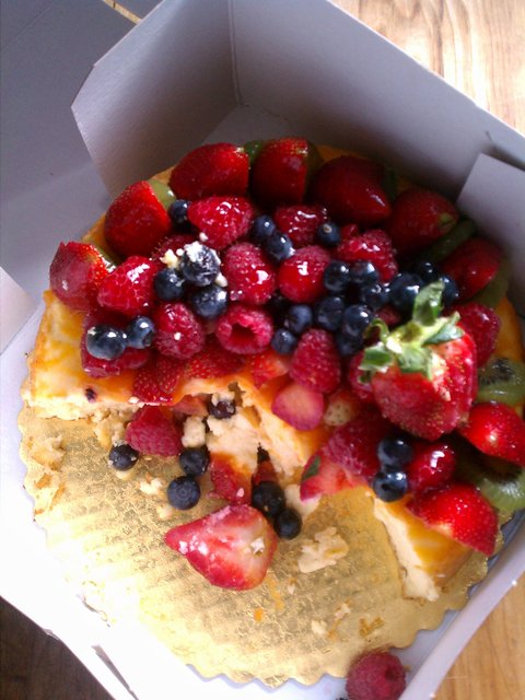 Cheesecake for breakfast!