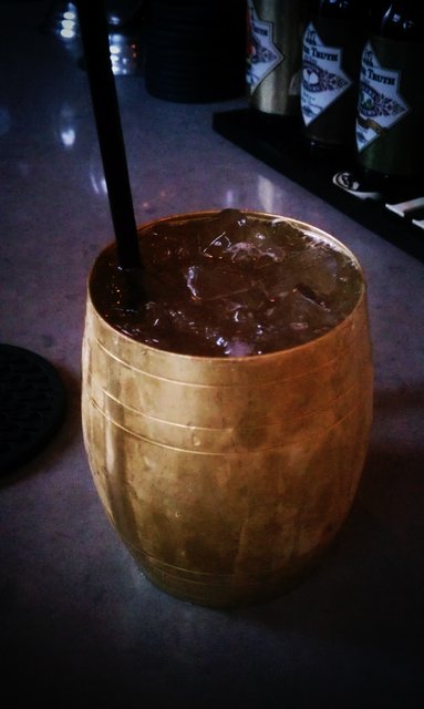 Moscow Mule: ginger beer, vodka, and then I forget...