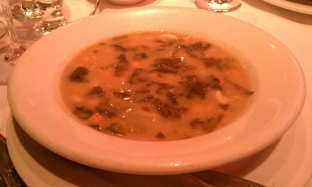 Beans & greens soup.