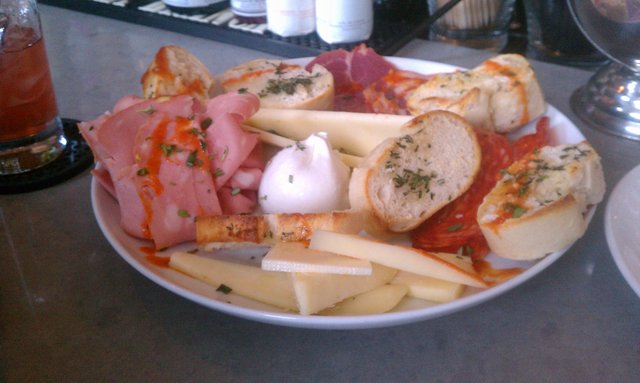 Meat and cheese plate. This is not at all part of restaurant week.