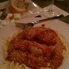Penne in bolognese. And some meatballs for good measure. And Italian sausage just to be safe.