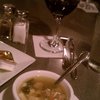 Italian wedding soup, montepulciano, and quite a crowd.