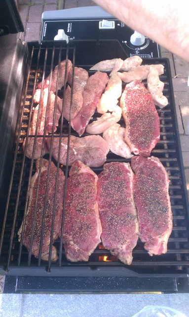 Meat! (steak, chicken, pork)