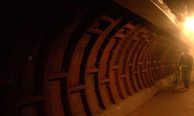 I walked under the Thames in this Victorian-era foot tunnel.