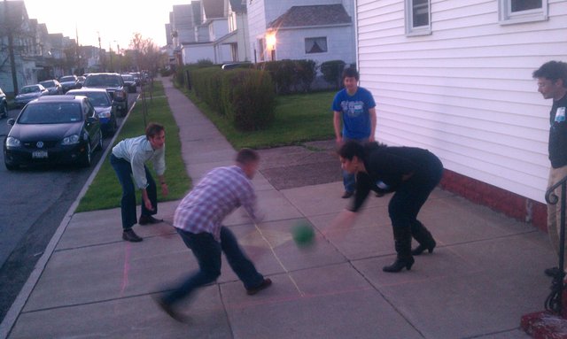 I came for #4sqday #4sqdayBUF, and four square broke out.