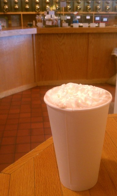 I should keep whipped cream and cocoa in my office to make cafe mocha. This one is good, though.