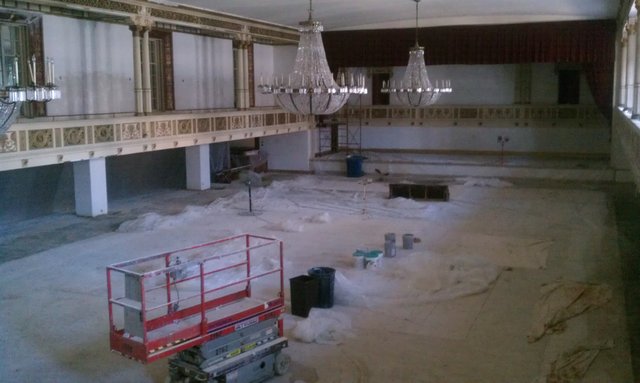 Golden Ballroom, two weeks before an event. #StatlerTour