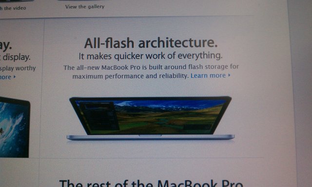 Wow, Apple is now building its OS on Flash? Wait...  no...