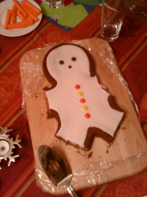 Gingerbread Matt. Or Bob. Or Art -- if you hang him on a wall.