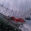 The lines stretched to Belgium, so I enjoyed the London Eye from the ground.