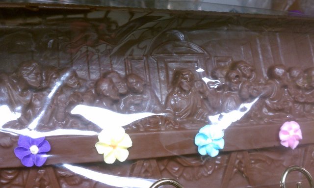 Chocolate zombie Last Supper -- in time for Easter!