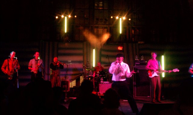 Last shot of Cherry Poppin' Daddies at Deco-Fest for the night.