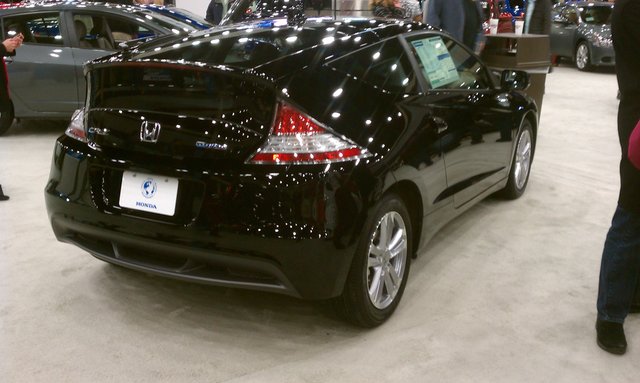 The Honda CR-Z hybrid. For when you absolutely need to see in the trunk while driving