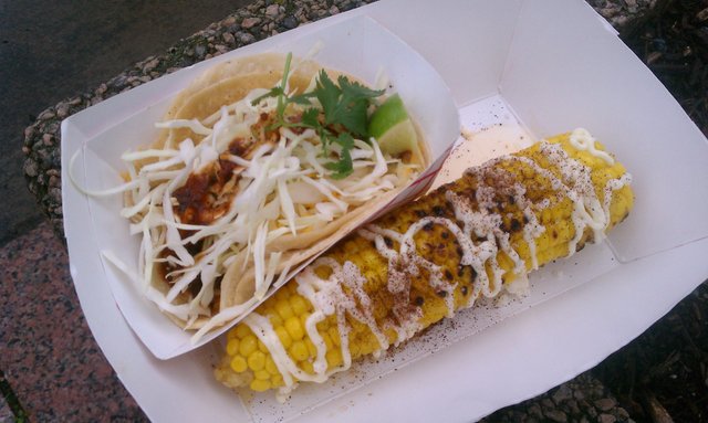 Pork taco and the return of Krazy corn from @whereslloyd.