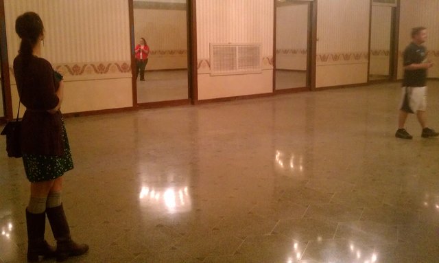 Chinese Ballroom -- empty, blank slate. #StatlerTour