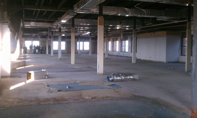 18th floor is gutted and ready for new build. #StatlerTour