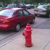 CAE 3351, Elmwood & Bidwell, blocking hydrant & driveway.