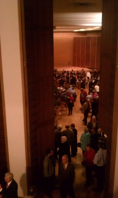 West Seneca East & West string orchestras in the Mary Seaton Room.