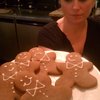 There's always a frowny one in the bunch. I mean the gingerbread men, not Mary.