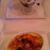 Crème brulée and tiramisu (not part of restaurant week special).