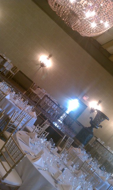 The Terrace Room, all set for a wedding later today. #StatlerTour