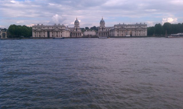 Royal Navy College from across the Thames.