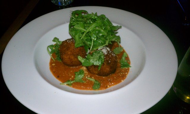 Arancini (not part of the Local Restaurant Week offering).