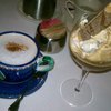 Affogato and cappuccino (Illy beans). Not part of restaurant week.