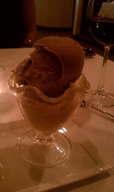 Spiced espresso gelato.