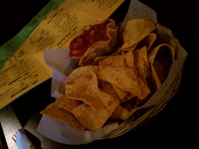 Chips & salsa while we select our meals.