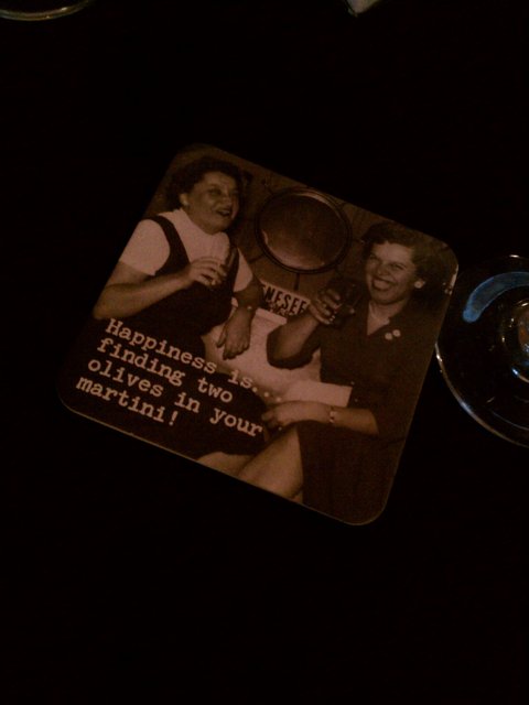 Lunch with @bevcoasters, who brings his own coasters.