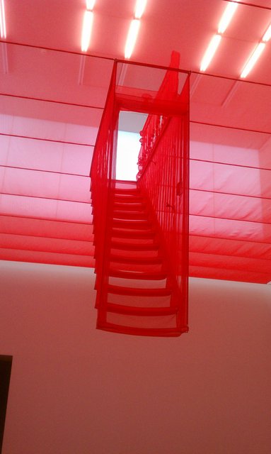 "Staircase III" Do Ho Suh, 2009. One of the pieces I enjoyed.