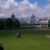 Looking back at the Painted Hall and the Chapel from Greenwich Park.
