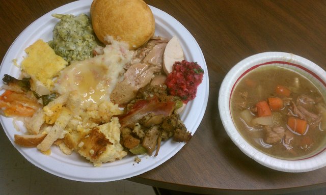 Ahh, office turkey day lunch, how you make me miss nap time.