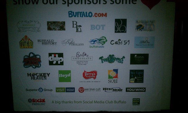 #smdayBUF sponsors! In other words, free stuff!