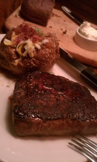 I decided I deserve a steak. So there.