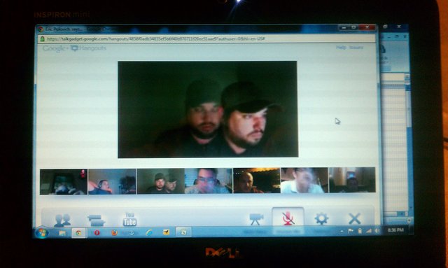 Trying G+ hangouts for remote gaming. So good Gauvin's here twice.