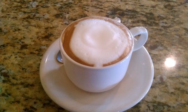 Justin assured me he can make a cappuccino as good as I had in Italy. He has promise.