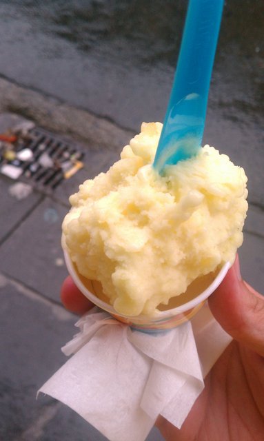 Pineapple gelato.