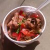 With the season for MAP salad ending, opted for @WholeHogTruck's rice & beans & pork.