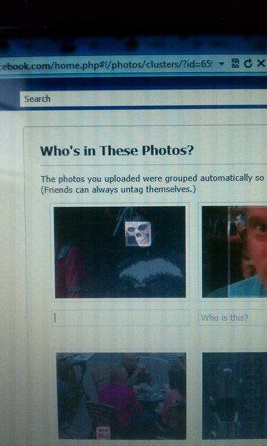 I'd be more impressed if Facebook could suggest who to tag based on the skull.