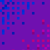 Zoom of dithered gradient.