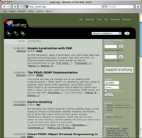 evolt.org in Safari